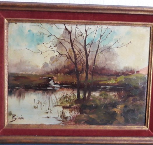 2 Tableaux peintures paysages