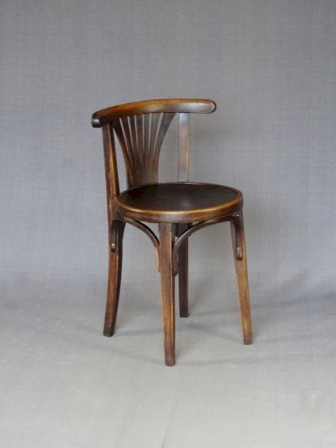 2 Tabourets / chaises bistrot Thonet à palmette Ca 1925 (hors catalogue)