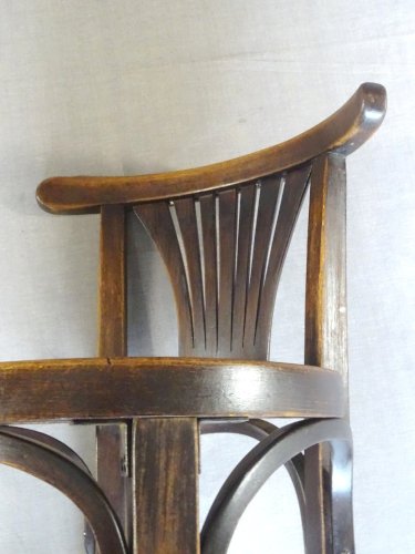 2 Tabourets / chaises bistrot Thonet à palmette Ca 1925 (hors catalogue)