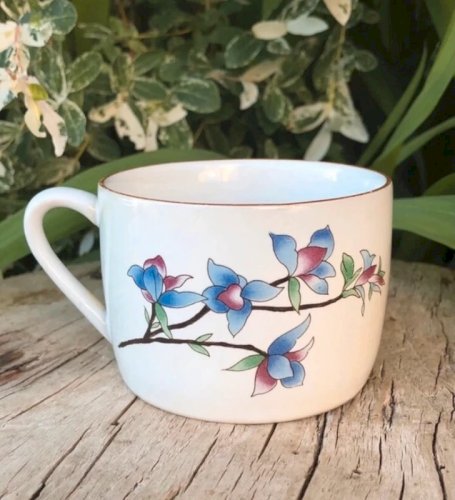 2 Tasses et soucoupes vintage Woodhill neuves