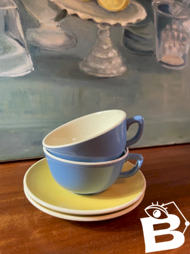 2 tasses Villeroy et Boch vintage