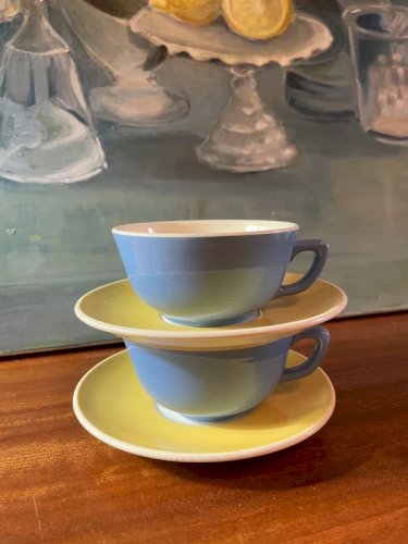 2 tasses Villeroy et Boch vintage