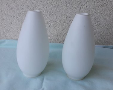 2 tulipes en opaline