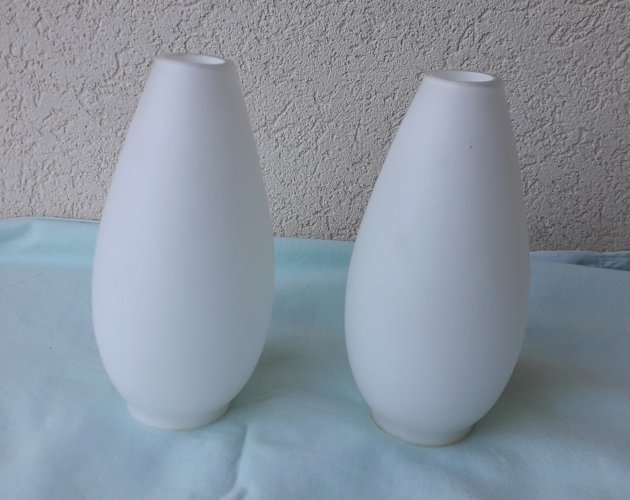 2 tulipes en opaline