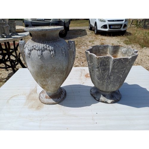 2 Vases en Fonte 1900 : Charleville - Mézières