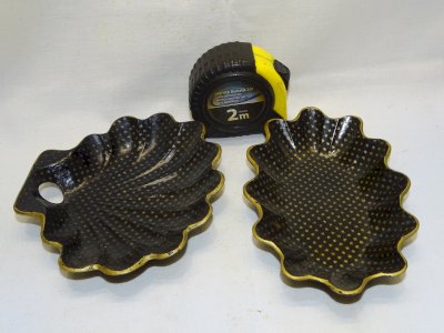 -2 VIDES POCHES EN CARTON BOUILLI NAPOLEON III NOIRS ETOILES DOREES COLLECTION D