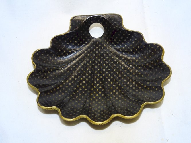 -2 VIDES POCHES EN CARTON BOUILLI NAPOLEON III NOIRS ETOILES DOREES COLLECTION D