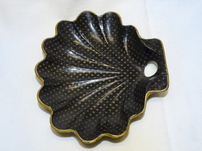 -2 VIDES POCHES EN CARTON BOUILLI NAPOLEON III NOIRS ETOILES DOREES COLLECTION D
