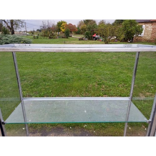 2 Vitrines Industrielles en Fer Et Verre