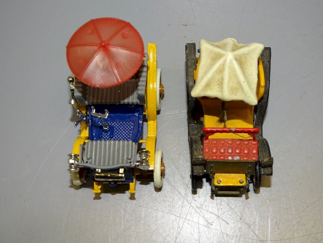 -2 VOITURES MINIATURES CADEAU MOBIL MAQUETTES ROCHET SCHNEIDER RAMI COLLECTION D