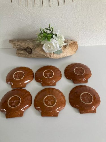 20⚜️ Assiette Presentation Coquillage St Jacque en Porcelaine Emile Henry France