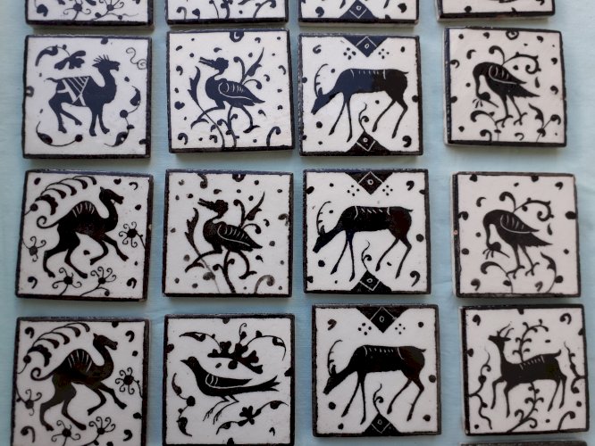 20 carreaux en terre cuite Jérusalem