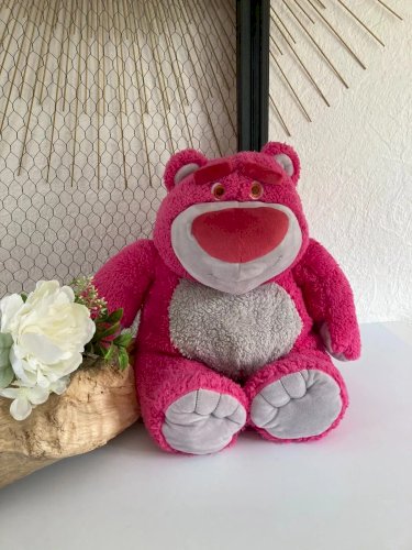 20⚜️ Peluche Doudou Toy Story Lotso Ourson Rose Pixar Primark Hauteur 30 Cm