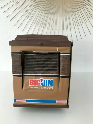 21⚜️ Ancien Véhicule Camping Car Big Jim Sports Camper Mattel 1971 Vintage