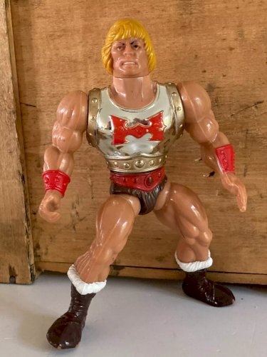 21⚜️ Ancienne Figurine Les Maîtres De L'Univers Musclor Mattel 14 Cm Année 1985