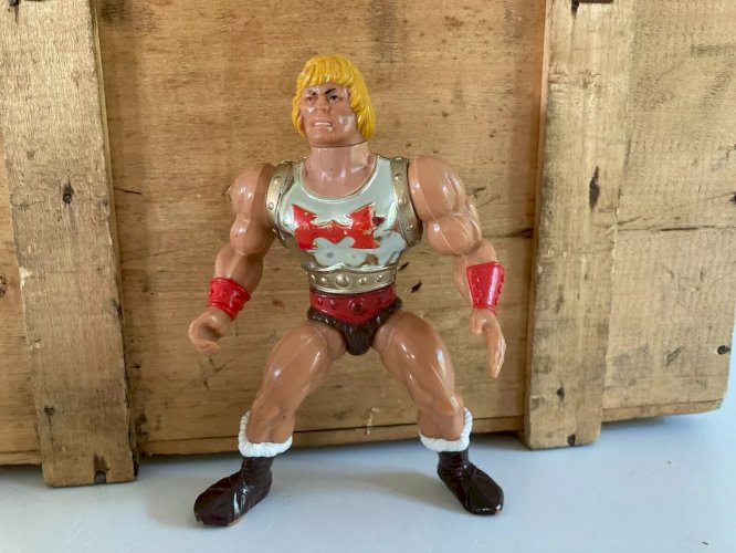 21⚜️ Ancienne Figurine Les Maîtres De L'Univers Musclor Mattel 14 Cm Année 1985
