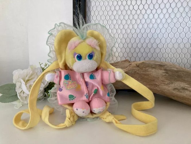 21 ⚜ Ancienne Peluche Doudou Bébé Tortue Tottles Twins Mattel Année 1989 Vintage