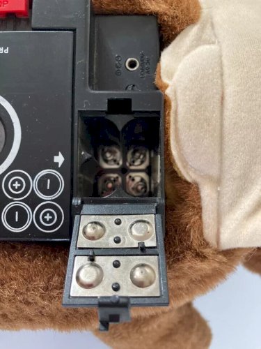 21⚜ Ancienne Peluche L'ours Gabby Cassette Les Petits Malins Bandai 1985 Vintage