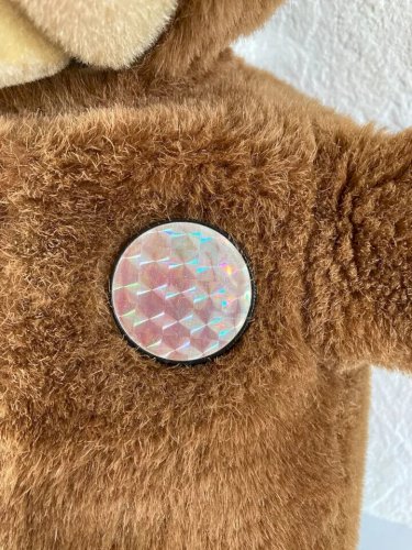 21⚜ Ancienne Peluche L'ours Gabby Cassette Les Petits Malins Bandai 1985 Vintage