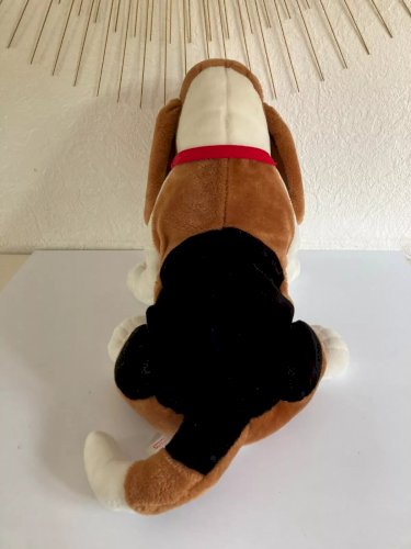 21⚜️ Grande Peluche Doudou Le Chien Télé Z Jemini Hauteur 35 Cm