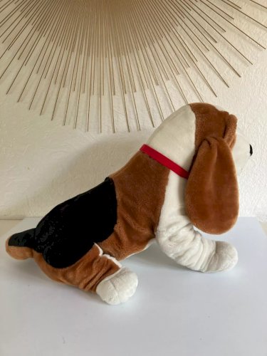 21⚜️ Grande Peluche Doudou Le Chien Télé Z Jemini Hauteur 35 Cm