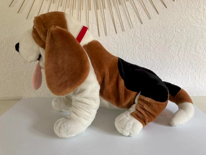21⚜️ Grande Peluche Doudou Le Chien Télé Z Jemini Hauteur 35 Cm