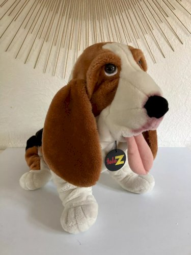 21⚜️ Grande Peluche Doudou Le Chien Télé Z Jemini Hauteur 35 Cm