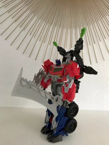 21⚜️ Jouet Figurine Robot Transformers Optimus Prime Hasbro Année 2013