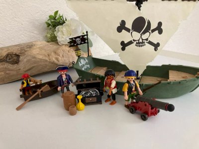 21 ⚜️ Playmobil Toy Figures Pirate Ship Characters