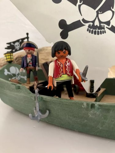 21 ⚜️ Jouet Playmobil Figurines Personnages Bateau Pirate