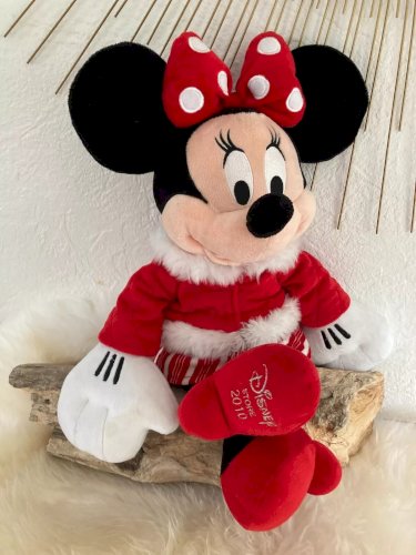 21⚜️ Peluche Doudou Minnie Disney Store 2010 Hauteur 30 Cm Assis