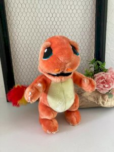 21⚜️ Peluche Doudou Pokémon Nintendo Salamèche Hauteur 30 Cm