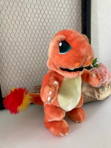 21⚜️ Peluche Doudou Pokémon Nintendo Salamèche Hauteur 30 Cm