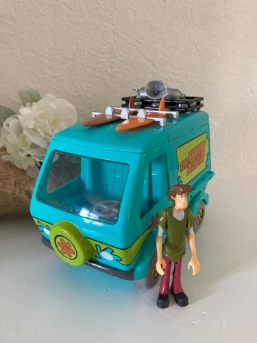 21 ⚜️ Véhicule, Camion, Voiture Scooby-Doo The Mystery Machine Figurine Sammy