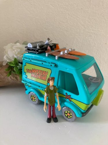 21 ⚜️ Véhicule, Camion, Voiture Scooby-Doo The Mystery Machine Figurine Sammy