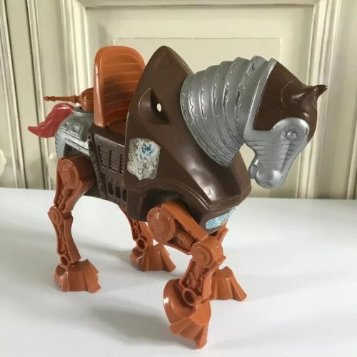 21⚜Figurine Les Maîtres De L'Univers Stridor Cheval De Guerre Mattel Année 1983