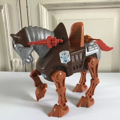 21⚜Figurine Les Maîtres De L'Univers Stridor Cheval De Guerre Mattel Année 1983