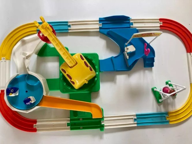 22 ⚜️ Ancien Jouet Ensemble Train Merry-Go-Zoo Par Tomy Année 1979 Vintage