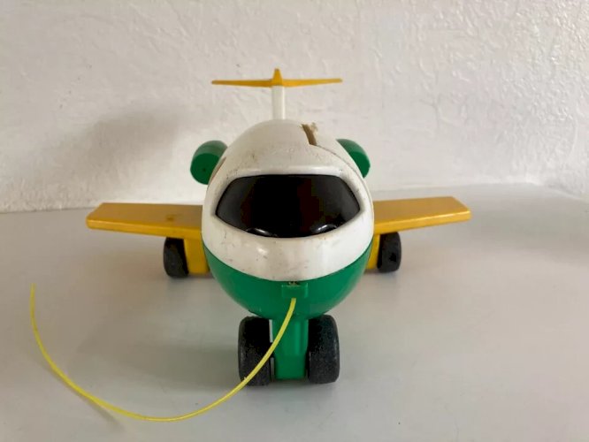 22 ⚜️  Ancien Jouet L'avion Fisher Price Réf 2360 Vintage Année 1980