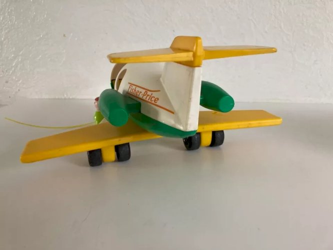 22 ⚜️  Ancien Jouet L'avion Fisher Price Réf 2360 Vintage Année 1980