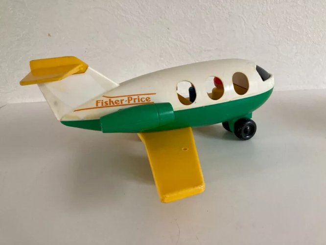 22 ⚜️  Ancien Jouet L'avion Fisher Price Réf 2360 Vintage Année 1980