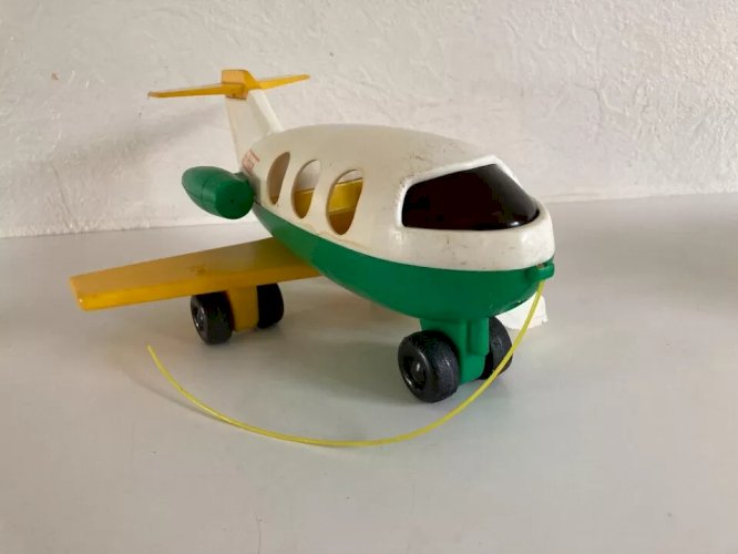 22 ⚜️  Ancien Jouet L'avion Fisher Price Réf 2360 Vintage Année 1980