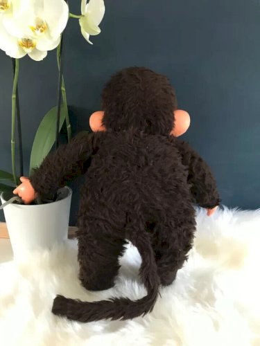 22 ⚜️ Ancienne Grande Peluche Doudou Nounours Kiki Vintage Hauteur 42 Cm