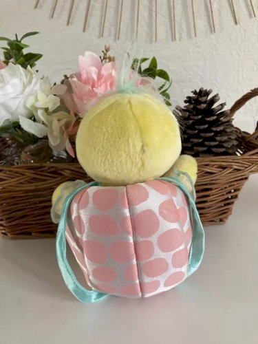 22 ⚜ Ancienne Peluche Doudou Bébé Tortue Tottles Taffy Mattel Année 1988 Vintage