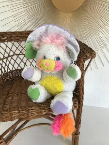 22 ⚜️ Vintage 25 cm Sitting Bibsy Baby Popples Plush Toy