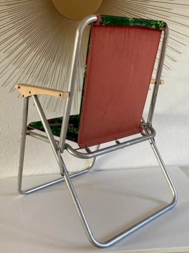 22 ⚜️ Ancienne Petite Chaise Enfant Pliante Camping Vintage