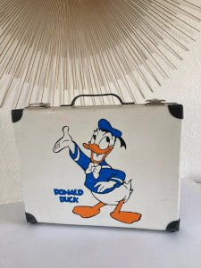22⚜️ Ancienne Valise Mallette Donald Duck Vintage