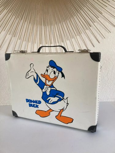 22⚜️ Ancienne Valise Mallette Donald Duck Vintage