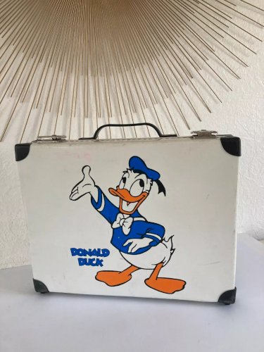 22⚜️ Ancienne Valise Mallette Donald Duck Vintage