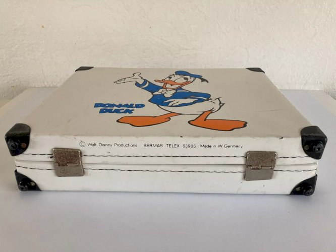 22⚜️ Ancienne Valise Mallette Donald Duck Vintage